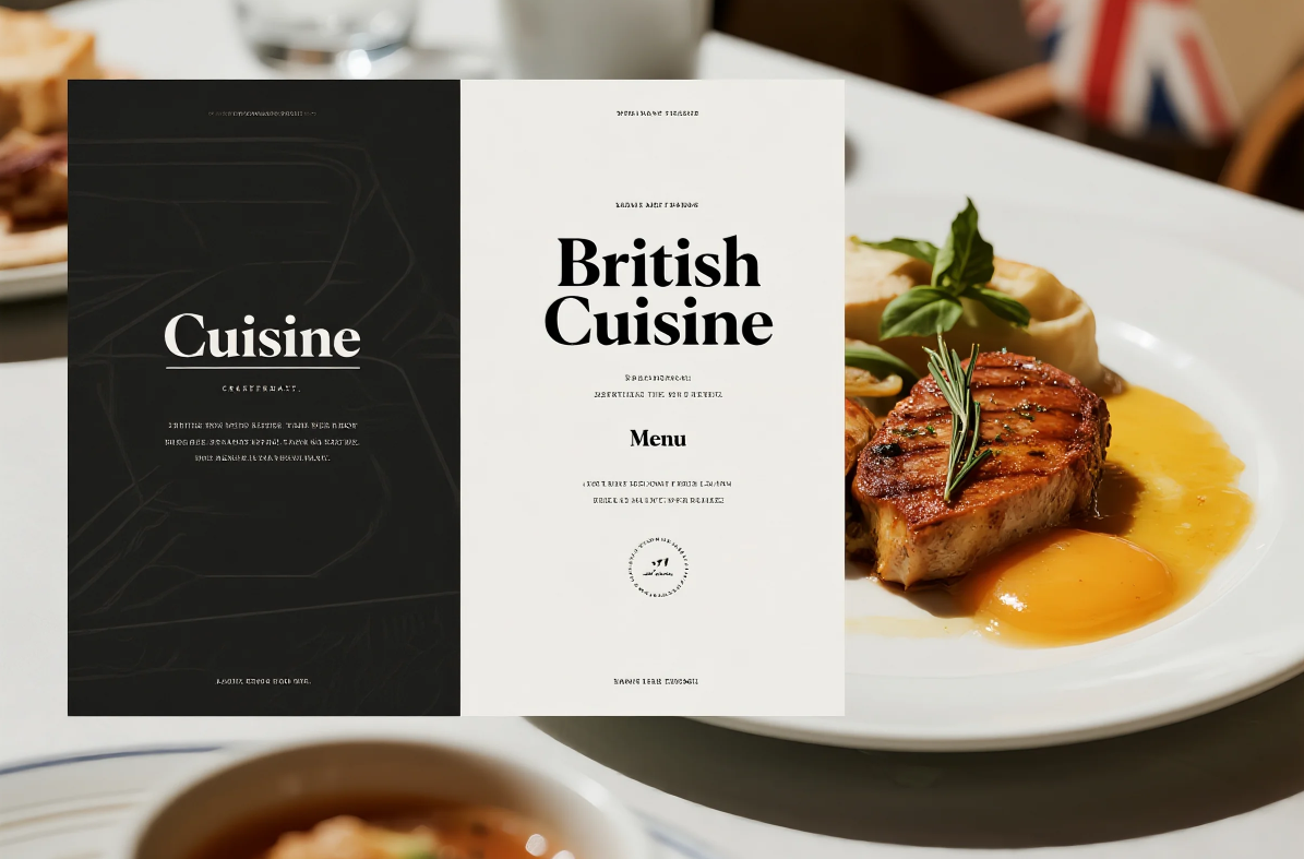Restaurant menu design